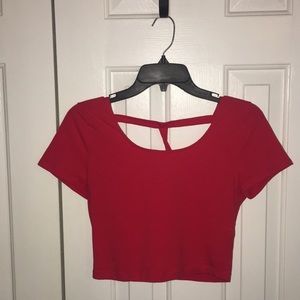 Red Crop Top